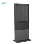 Streamlined Enclosure Windows Outdoor Digital Totem 75 Inch 3840*2160