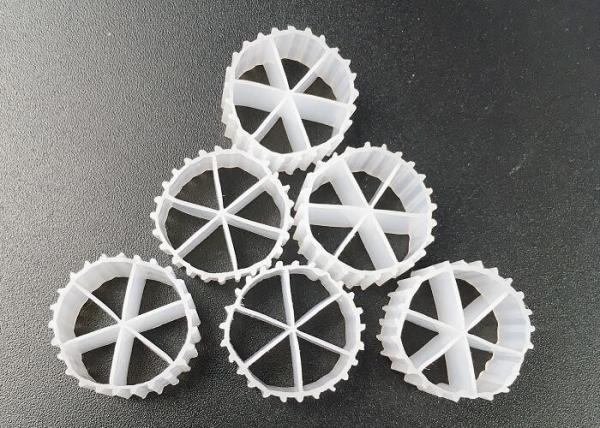 MBBR BIOCELL hydroponics sewage treat 6 rooms 16*10mm white color uvioresistant