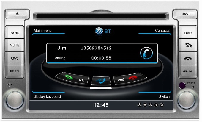 Ouchuangbo S100 Platform Head Unit DVD Radio for Hyundai I20 2012 Wifi GPS Video Plaer SD