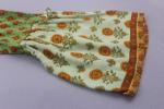Green Large Size Ladies Clothes Outsize Womens Clothing With Flare Sleeve And