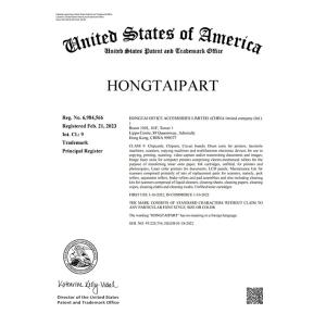 HongTai Office Accessories Ltd Certifications