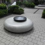Square Round GRC Concrete Table Seating Chair Bench For Outdoor Indoor