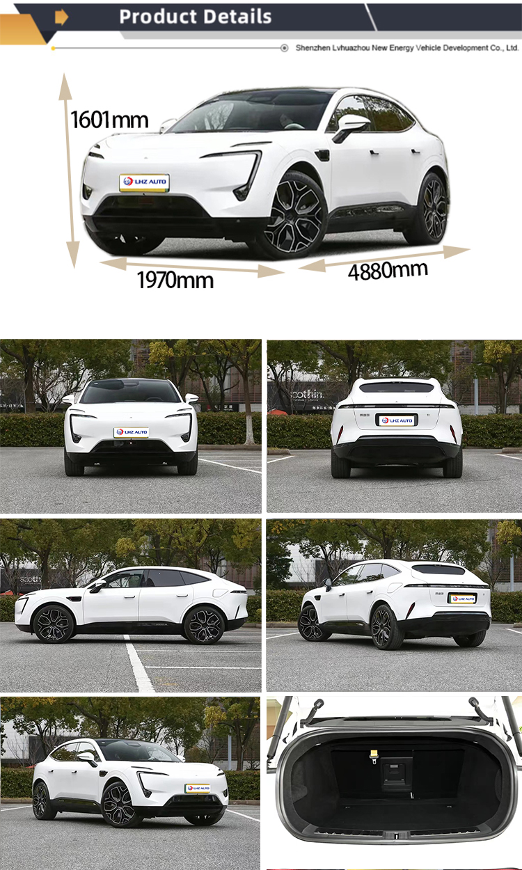 4880*1970*1601 Length * width * height ELECTRICITY SUV with 700km Pure Electric Range