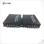 8-Channel 1080P CCTV Camera Fiber Optic Converter HDAHD CVI TVI CVBS 4-In-1
