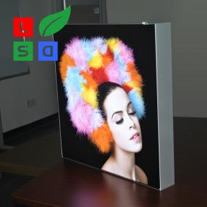 China Edge Lit LED Textile Frame SEG Backlit Display Fabric Light Box Frame on sale