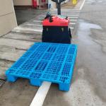 1200*1000 Industrial Three Skids Pallets Heavy Duty Euro HDPE Large Stackable