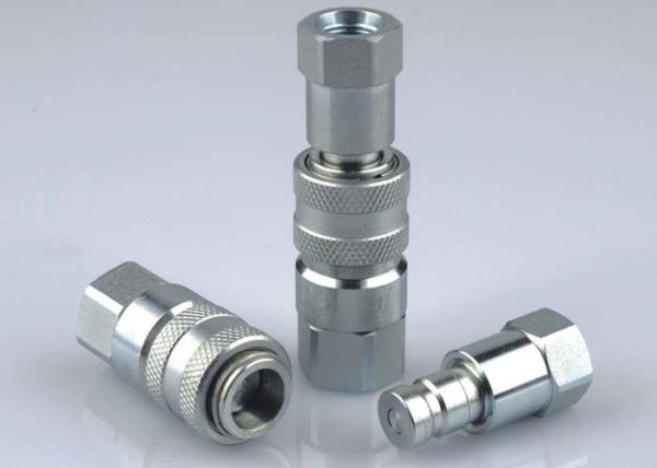Safety Flush Face Hydraulic Quick Couplers , Wear - Resisting Quick Connect