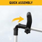 Foldable Electric Cordless Snow Shovel Battery Blower Snow Removal Convenient