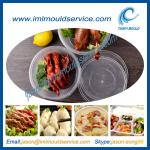 disopsable 1500ml food grade PP microwavable plastic safe bowls mould