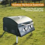 Portable Kitchen Stainless Steel Gas BBQ Grill for Smokeless Camping and Garden