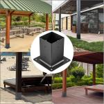 Customer Requirements 3 Way Pergola Brackets with Powder Coated Black Finish