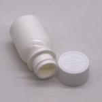 30ml PE White Oral Liquid Medicine Bottle with Child Resistant Lid and CRC Cap