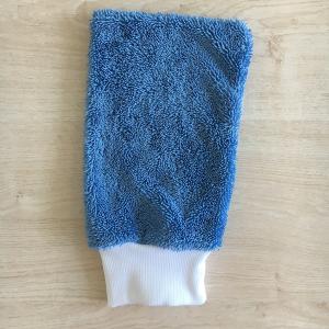 Wholesale House keeping washing absorb mitt 100% polyester microfiber mitt gloves from china suppliers