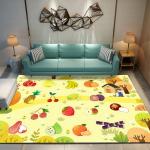 MOQ ONE Piece Printing outdoor kids Area play rug cheaper price polyester