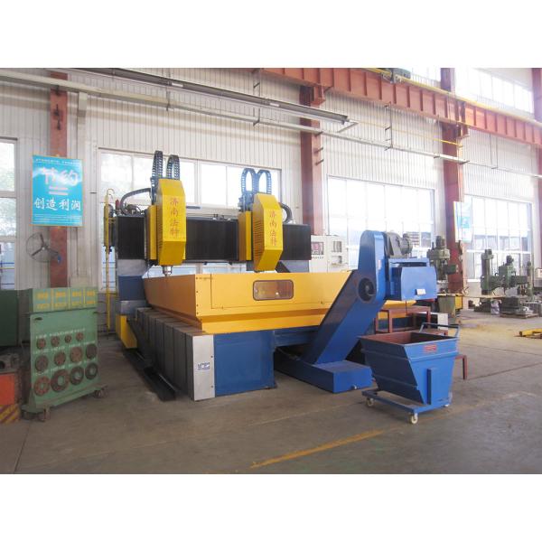 Automatic Double Spindle BT40 Metal Sheet Gantry Structure CNC Drilling Machine