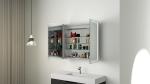 Smart Makeup Bathroom Cabinet With Led Lights With Jewelry Storage