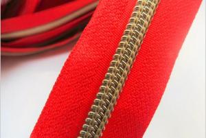 Wholesale High Quality 3#4# 5# 8# Gold and Silver Teeth Nylon Zipper For Garment and Bags from china suppliers