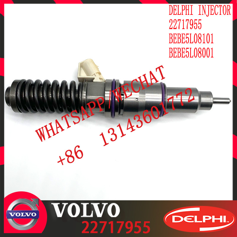 Original Common Rail Diesel Fuel Injector 22717955 BEBE5L08101 BEBE5L08001 22052772 E3.5 for V-O-L-V MD16 EURO 6