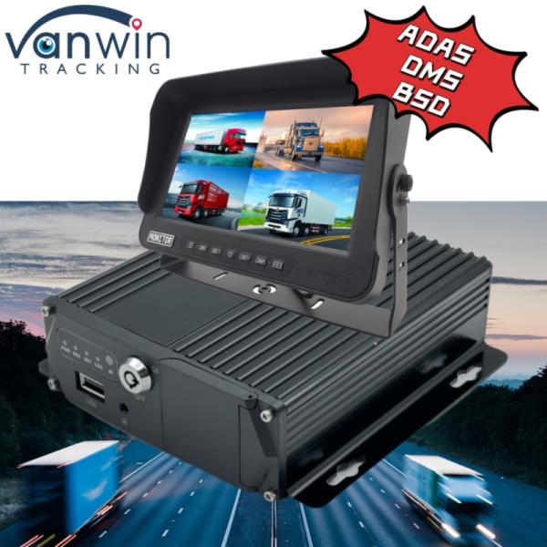 1080P AI MDVR Vehicle Monitoring System 8 CH High Definition Recorder For Bus Truck Fleet