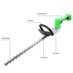 20V Bush Electric Hedge Cutter Cordless 20 Inch Blades Cordless Grass Trimming