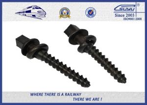 Wholesale Black painting Track Railway Sleeper Fixing Screws With Washers from china suppliers