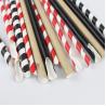 Buy cheap Commercial Decorative Paper Drinking Straws Sturdy Thick 7.75 Inches Long from wholesalers