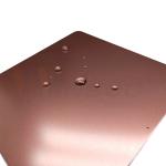 1250mm Decorative Stainless Steel Sheet Bead Blasted Finished Rose Gold Grade