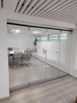 Typhoon Resistance Aluminum Folding Door Customized Tempered Glass Folding Door