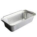 Fast Food / Takeout Food Aluminium Foil Container Rectangle Standard Weight