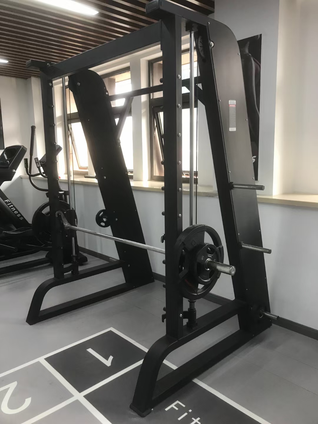 Commercial Indoor Gym Steel Smith Squat Multi-Function Exercise Machine Unisex Bodybuilding Station