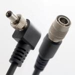 OEM Screw Locking 90 Degree Right Angle 5V 12V Male to Female 5.5x2.1mm 5.5X2