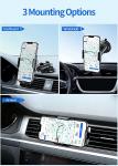 Qi Car Phone Mount Wireless Charger 5V 1A Auto Clamping Phone Holder