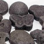 Personal Care Butterfly Bath Sponge Konjac Green Tea Sponge Removing Toxins