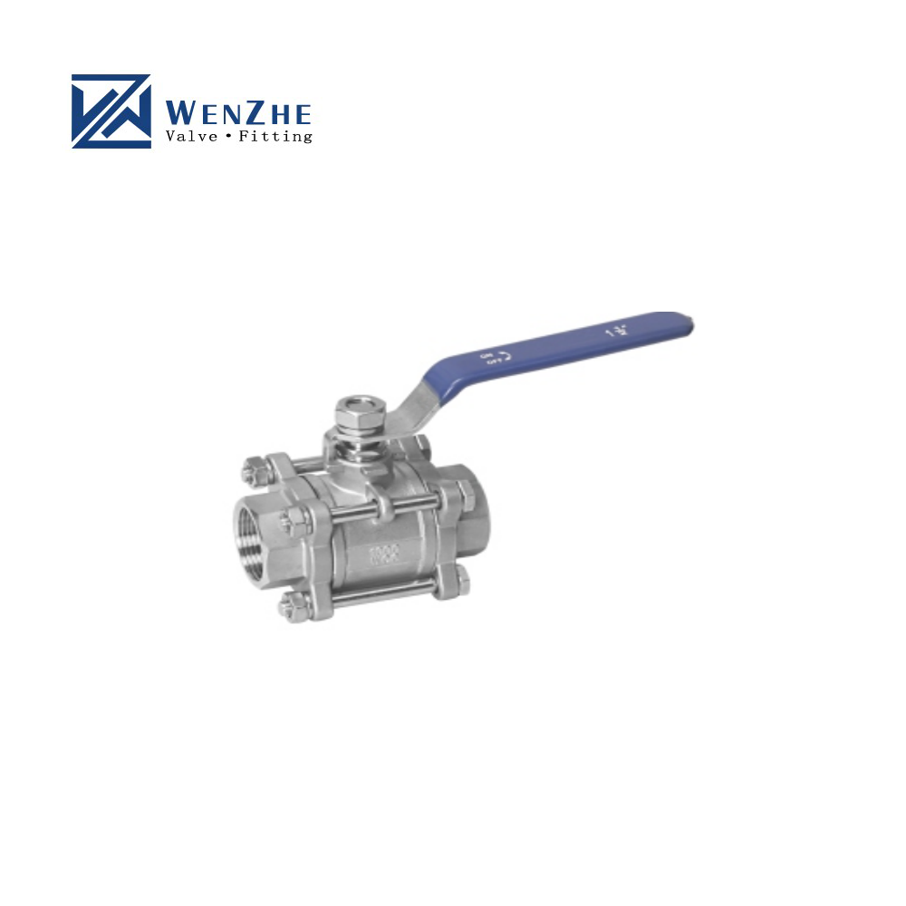 Manual Control Female Threaded 316 Stainless Steel Ball Valve with Customized Support