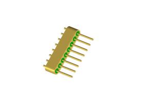 Wholesale Straight Cut Glass To Metal Seal Connectors Hermetic DC 8 Pin Header from china suppliers