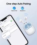 IPX7 TWS Wireless Bluetooth Earphones Type C Fast Charging Earbuds 37.2g