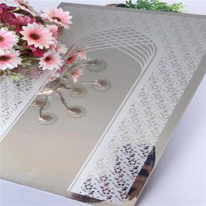 Wholesale ODM Etched Stainless Steel Sheet , Sliver 201 Ss Sheet Mirror Finish from china suppliers