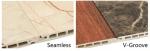 PVC Wood Grain Plastic Cladding 2m 5m Grey Wood Effect Pvc Cladding