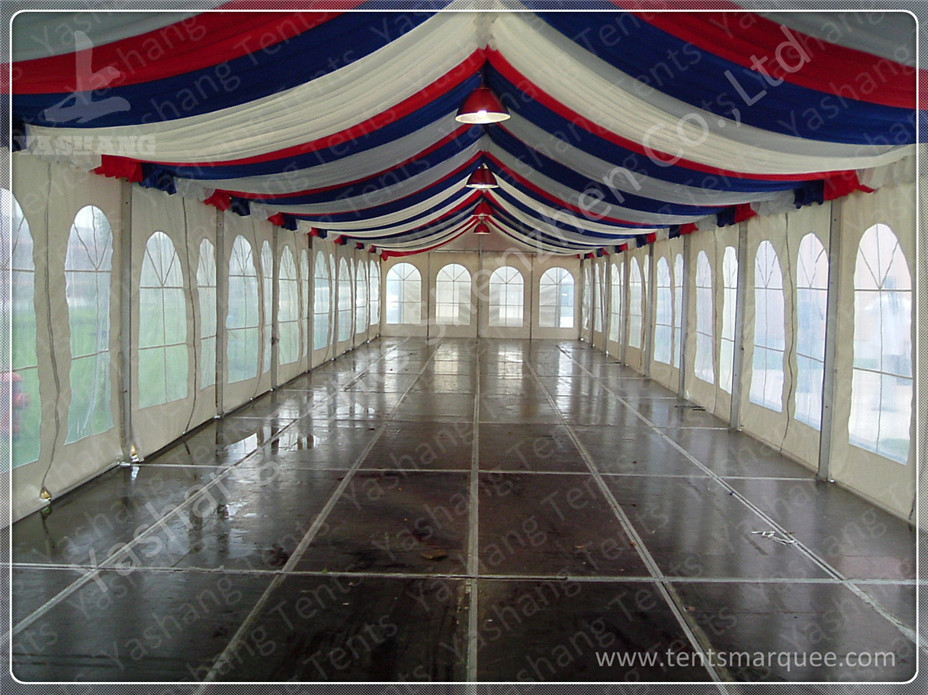 Roof Lining Cassette Floorboards Outdoor Party Tents Custom Waterproof Marquee Hire