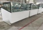 Square Type 16 Pans Ice Cream Display Freezer With Sliding Glass Door