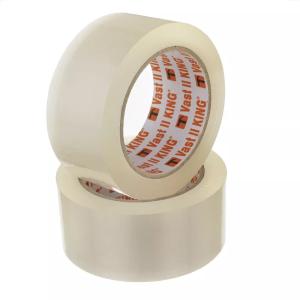 Wholesale 40mic 48mm*100yards Water Activated Clear Transparent Bopp Packing Adhesive Packaging Tape from china suppliers