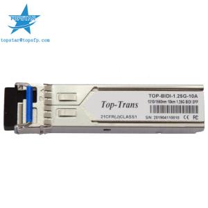 Wholesale 1490nm 1310nm 1.25G Bidi Sfp Module 10KM 10G Ethernet Transceiver from china suppliers