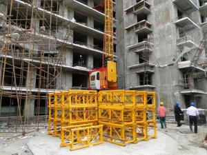 High Speed Temporary Construction Elevators Smoothly Starting And Stopping