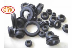 Anti Age Coloured Electrical Custom Rubber Grommet Exccellent Fatigue Resistance