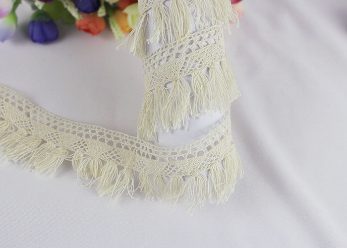 Decorative Crochet Lace Ribbon Cotton Lace Trim For Embellishment