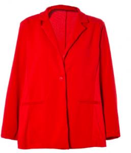 China 2020 Red Color Ladies Formal Blazers Winter Blazer Jacket Turn Down Collar on sale