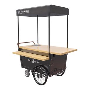 Wholesale Disc Brake Ice Cream Push Cart Push Scooter For Coffee Vending 25° Climbing from china suppliers