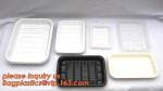 biodegradable corn starch plastic round food tray, Eco-friendly corn starch