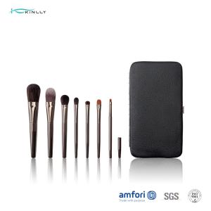 Wholesale 7pcs Synthetic Hair Makeup Brushes with Iron Cosmetic Case Packing from china suppliers