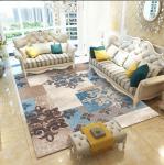 80*120cm Blending Crystal Velvet Living Room Floor Carpets Modern Simple